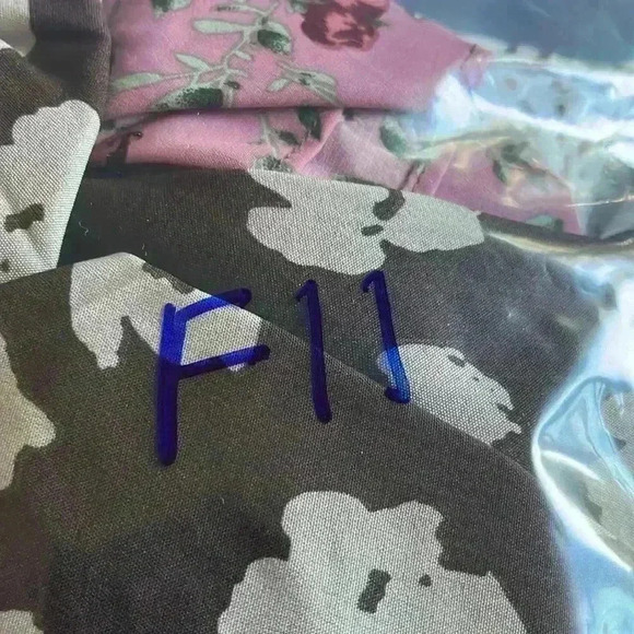 ODDY Kimono Long Bell Sleeve Open Front Peplum Cuff Multi Pattern Browns S - Picture 9 of 9